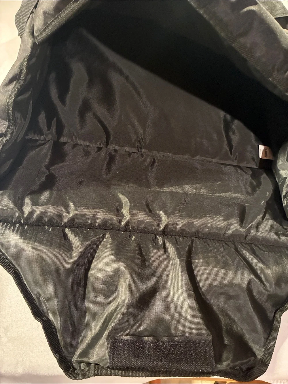 Black Insulated Duffel Bag for Men - Heavy-Duty Food Transport